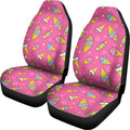 Cute Ice Cream Pattern Print Universal Fit Car Seat Covers