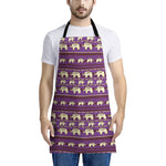 Cute Indian Tribal Elephant Print Apron