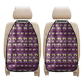 Cute Indian Tribal Elephant Print Car Seat Organizers