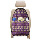 Cute Indian Tribal Elephant Print Car Seat Organizers