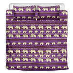Cute Indian Tribal Elephant Print Duvet Cover Bedding Set