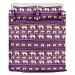Cute Indian Tribal Elephant Print Duvet Cover Bedding Set