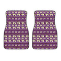 Cute Indian Tribal Elephant Print Front Car Floor Mats