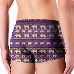 Cute Indian Tribal Elephant Print Men's Boxer Briefs