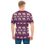 Cute Indian Tribal Elephant Print Men's T-Shirt