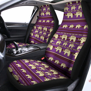 Cute Indian Tribal Elephant Print Universal Fit Car Seat Covers