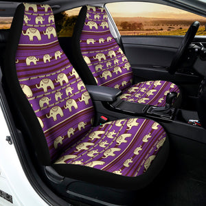 Cute Indian Tribal Elephant Print Universal Fit Car Seat Covers