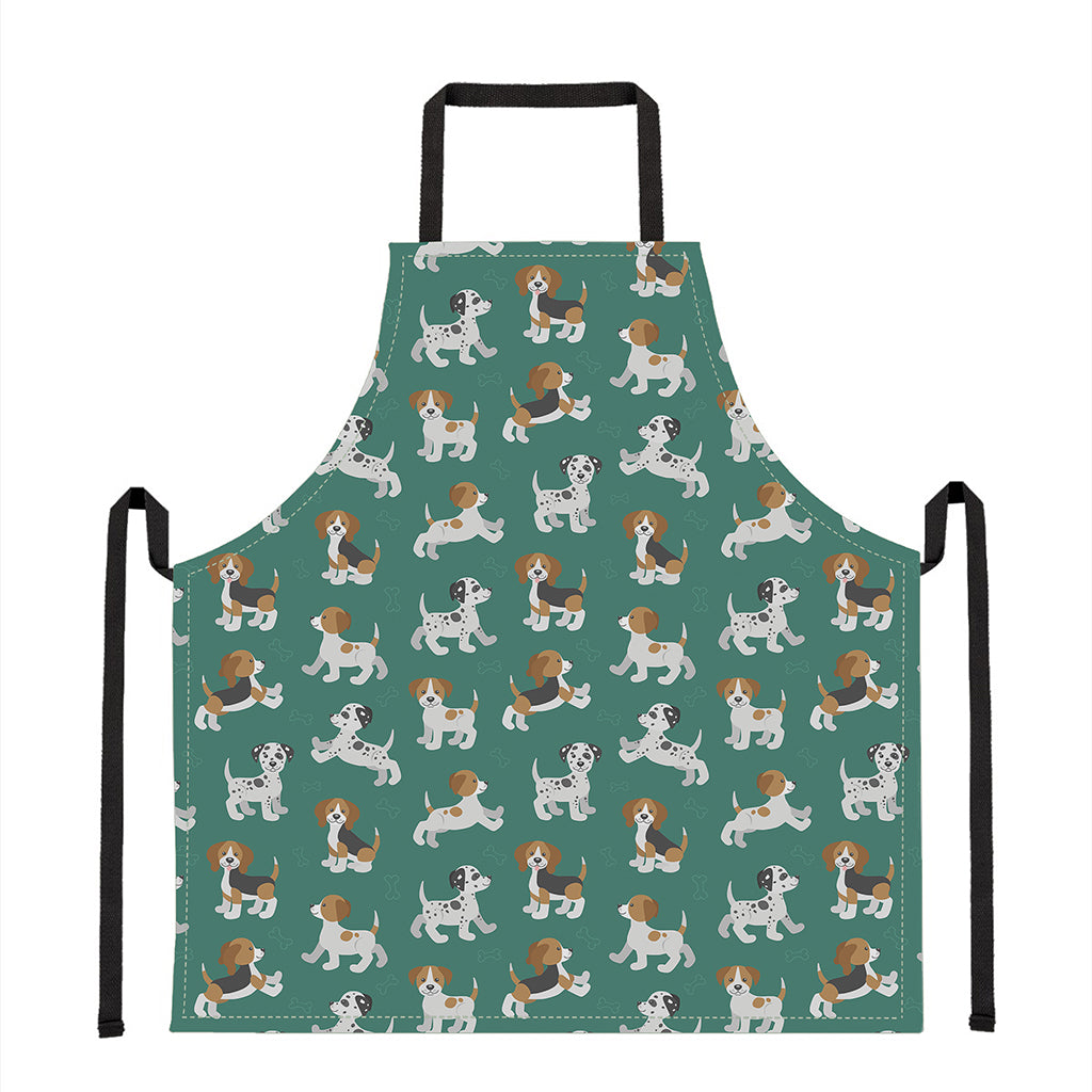 Cute Jack Russell Terrier Pattern Print Apron