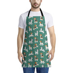 Cute Jack Russell Terrier Pattern Print Apron