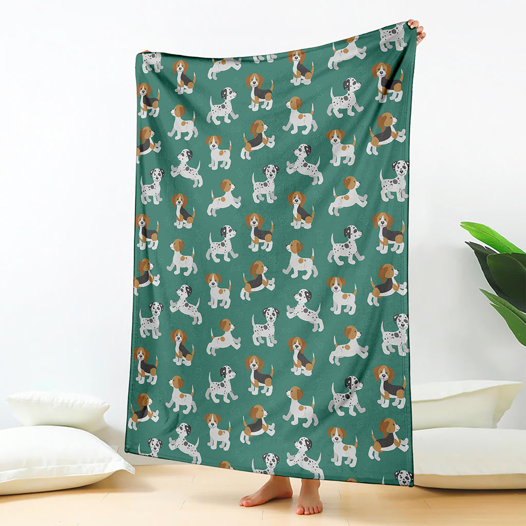 Cute Jack Russell Terrier Pattern Print Blanket