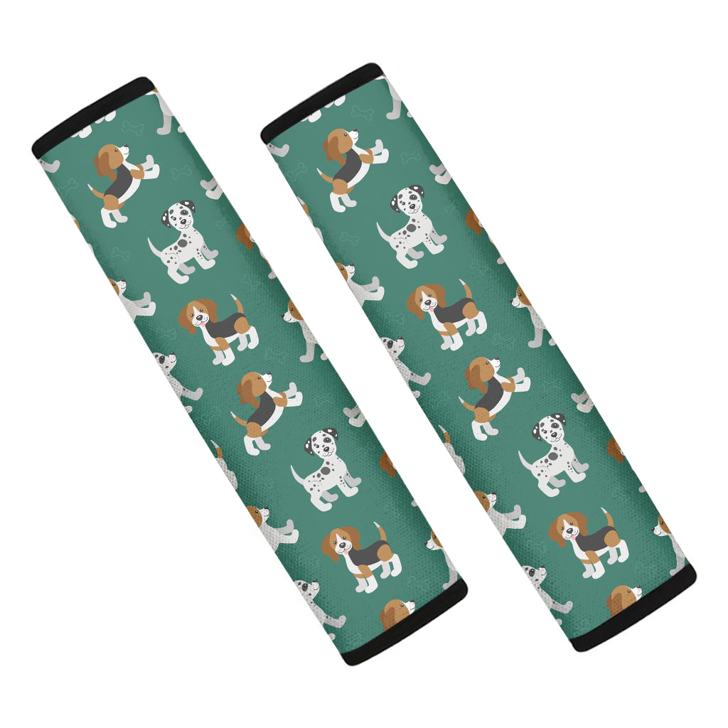 Cute Jack Russell Terrier Pattern Print Car Seat Belt Covers