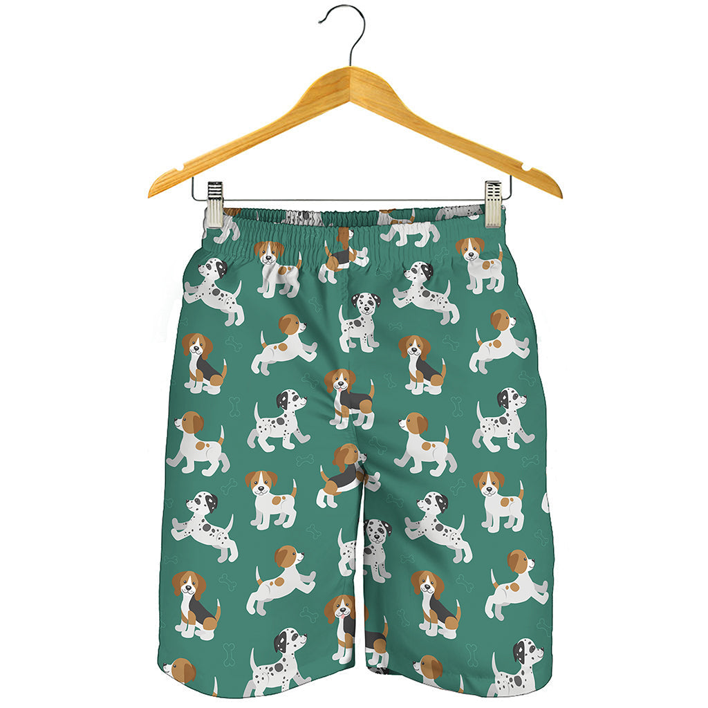 Cute Jack Russell Terrier Pattern Print Men's Shorts