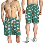 Cute Jack Russell Terrier Pattern Print Men's Shorts