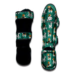 Cute Jack Russell Terrier Pattern Print Muay Thai Shin Guard