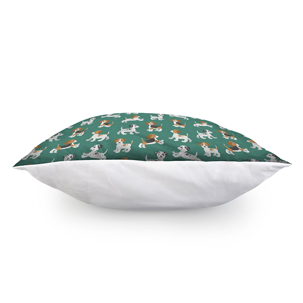 Cute Jack Russell Terrier Pattern Print Pillow Cover