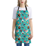 Cute Japanese Sushi Pattern Print Apron