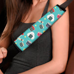 Cute Japanese Sushi Pattern Print Car Seat Belt Covers