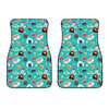 Cute Japanese Sushi Pattern Print Front Car Floor Mats