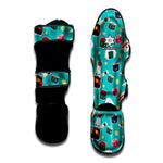Cute Japanese Sushi Pattern Print Muay Thai Shin Guard