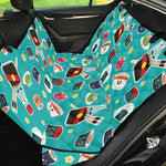 Cute Japanese Sushi Pattern Print Pet Car Back Seat Cover