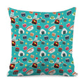 Cute Japanese Sushi Pattern Print Pillow Cover