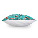 Cute Japanese Sushi Pattern Print Pillow Cover