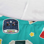 Cute Japanese Sushi Pattern Print Sofa Cover