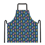 Cute Jellyfish Pattern Print Apron