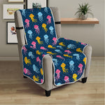 Cute Jellyfish Pattern Print Armchair Protector