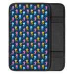 Cute Jellyfish Pattern Print Car Center Console Cover