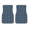 Cute Jellyfish Pattern Print Front Car Floor Mats