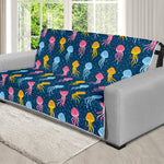 Cute Jellyfish Pattern Print Futon Protector