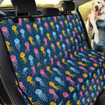 Cute Jellyfish Pattern Print Pet Car Back Seat Cover