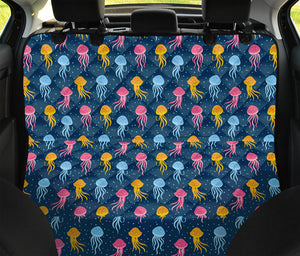 Cute Jellyfish Pattern Print Pet Car Back Seat Cover