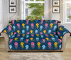 Cute Jellyfish Pattern Print Sofa Protector