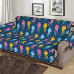 Cute Jellyfish Pattern Print Sofa Protector