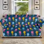 Cute Jellyfish Pattern Print Sofa Protector