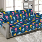 Cute Jellyfish Pattern Print Sofa Protector