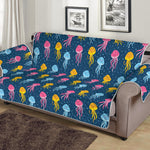 Cute Jellyfish Pattern Print Sofa Protector