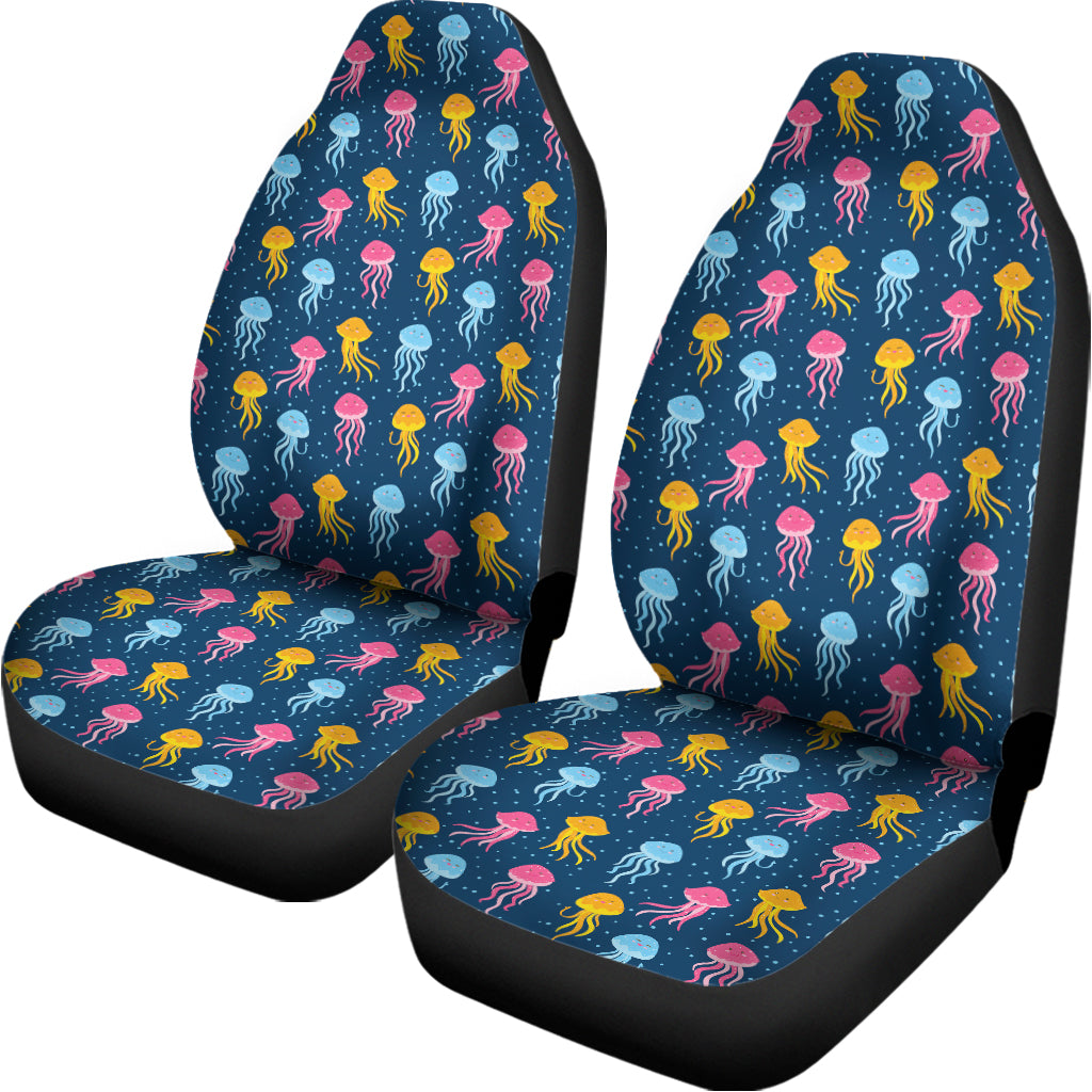 Cute Jellyfish Pattern Print Universal Fit Car Seat Covers