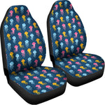 Cute Jellyfish Pattern Print Universal Fit Car Seat Covers