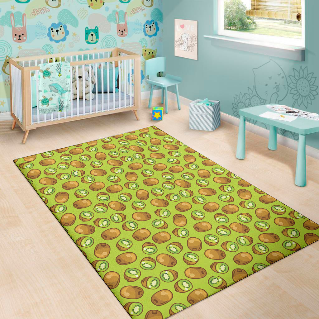 Cute Kiwi Pattern Print Area Rug