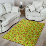 Cute Kiwi Pattern Print Area Rug
