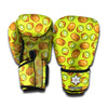 Cute Kiwi Pattern Print Boxing Gloves