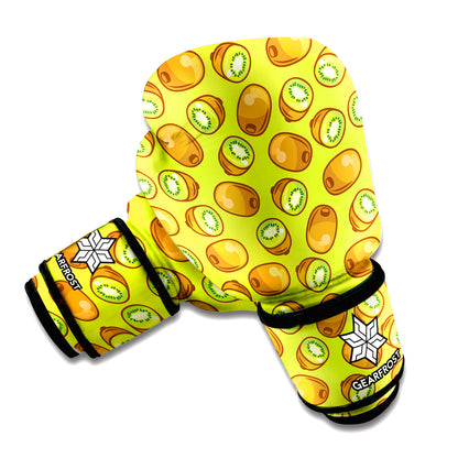 Cute Kiwi Pattern Print Boxing Gloves
