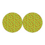 Cute Kiwi Pattern Print Car Coasters