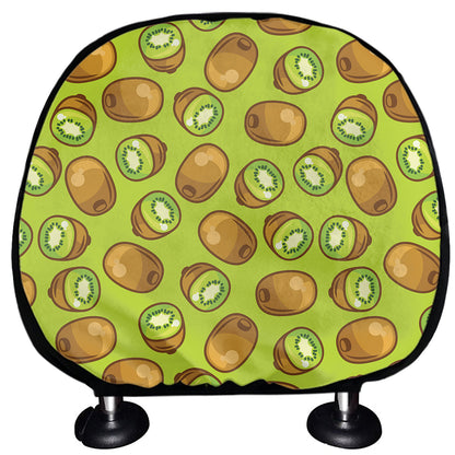 Cute Kiwi Pattern Print Car Headrest Covers