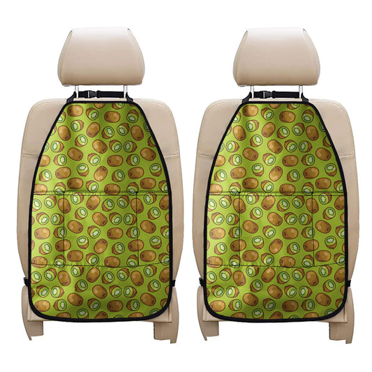 Cute Kiwi Pattern Print Car Seat Organizers
