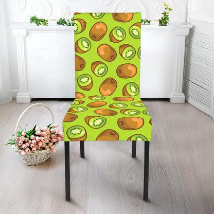 Cute Kiwi Pattern Print Dining Chair Slipcover