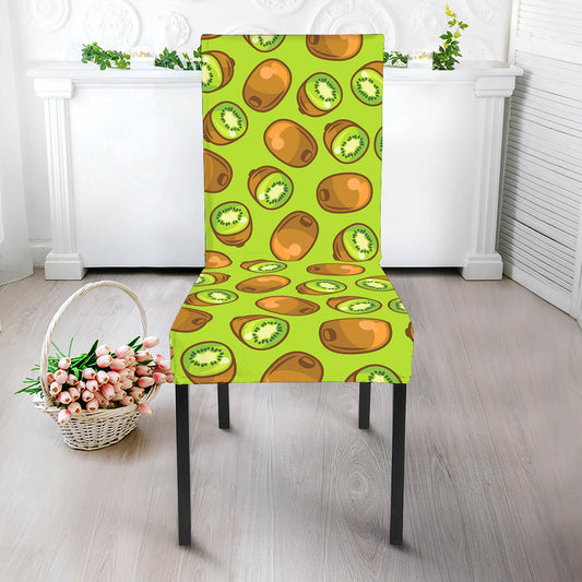 Cute Kiwi Pattern Print Dining Chair Slipcover